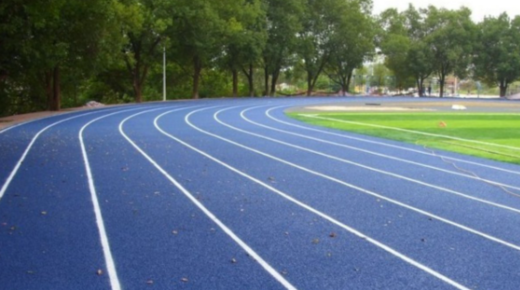 synthetic acrylic cycle track