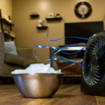 how to circulate air in a room without windows